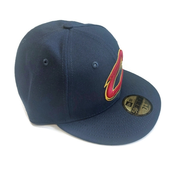 59Fifty New Era Size 7 3/8 Cleveland Cavaliers Fitted Hat Performance Cap - Picture 3 of 6